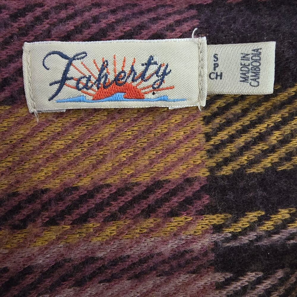 Faherty Legend Sweater Shirt Lolita Plaid - Picture 6 of 11